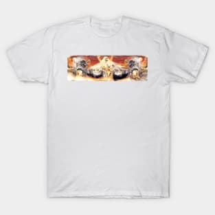 Universal reversal [ Elec-Trick Orange version ] Digital Fantasy Figure Illustration T-Shirt